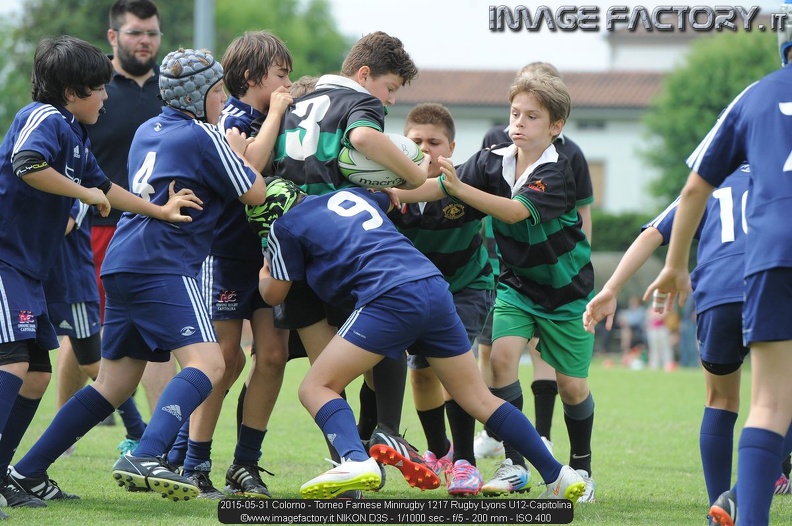 2015-05-31 Colorno - Torneo Farnese Minirugby 1217 Rugby Lyons U12-Capitolina.jpg